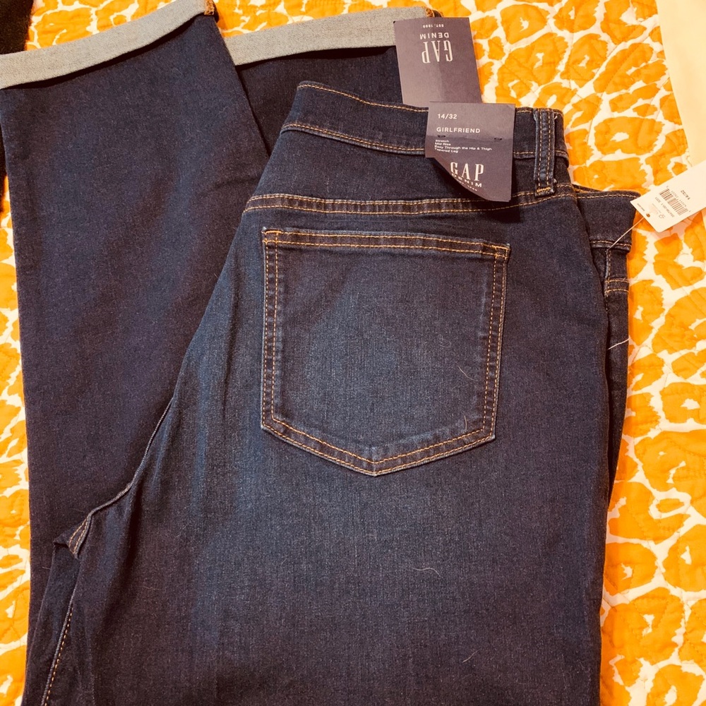 GAP girlfriend cut jeans